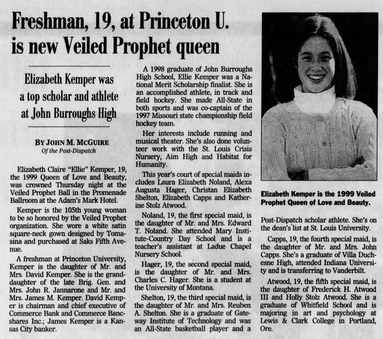 Dec. 24, 1999: The Queen of Love and Beauty